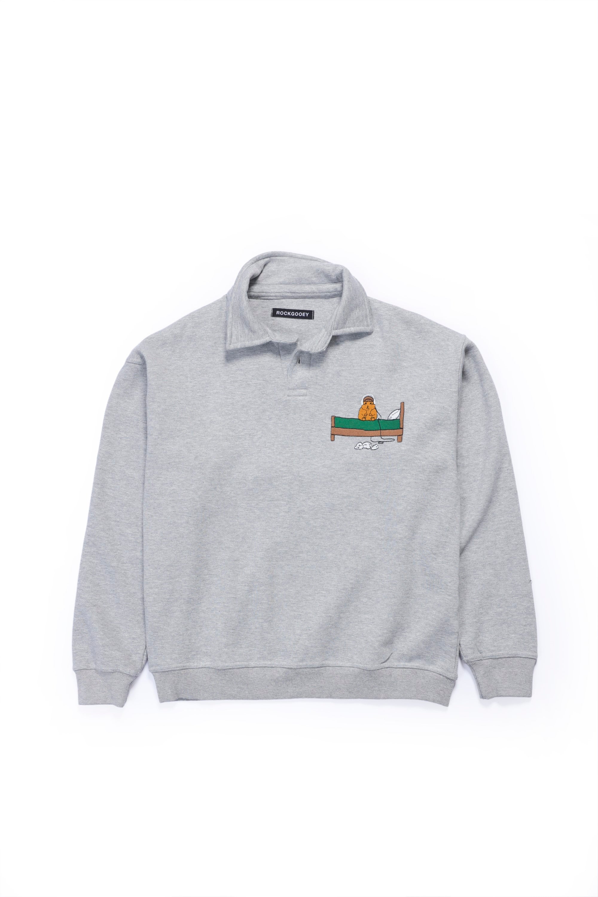 Grey Bedrock Polo