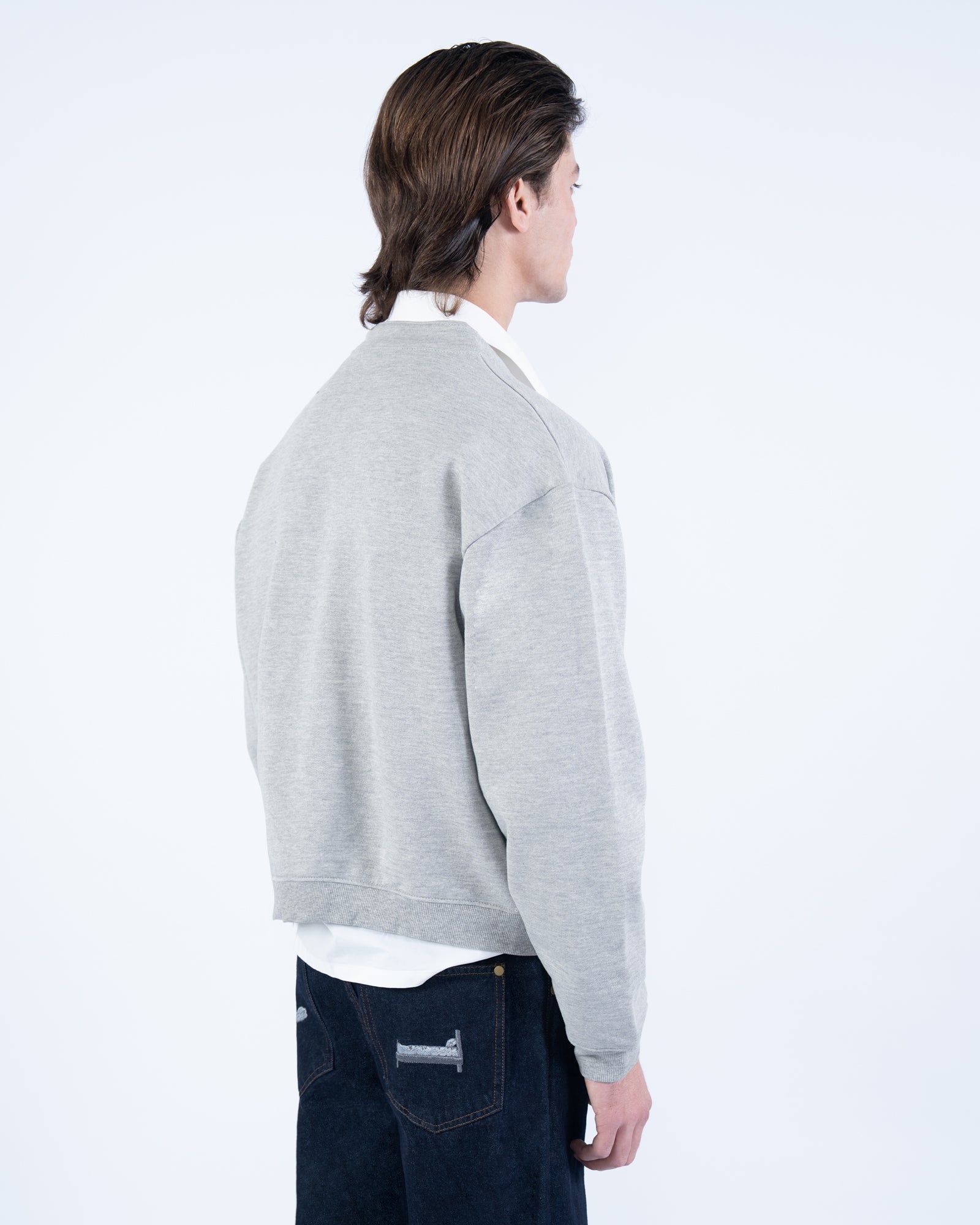 Bedrock Cardigan in Grey