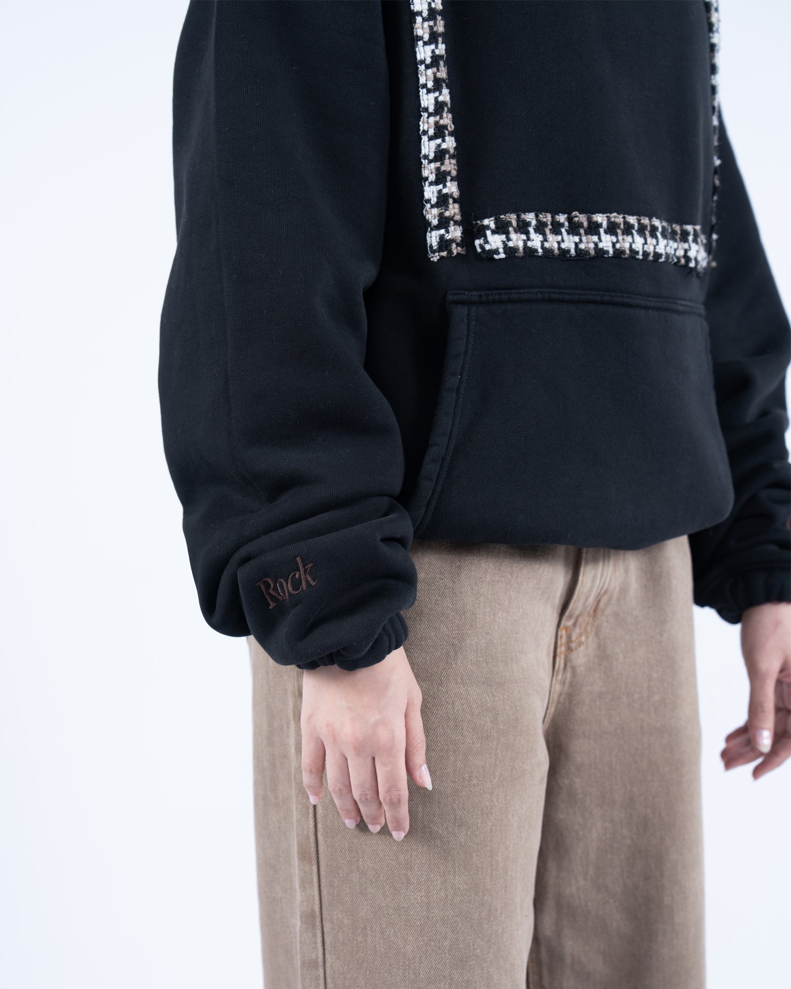 Woozy shrunk with Merino patches